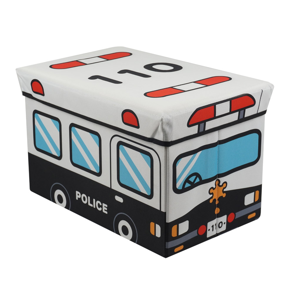 Police car storage stool#100133